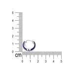 Load image into Gallery viewer, 925 Sterling Silver Blue Enamel White Floral Hoop Earring For Women/ Girls - Taraash
