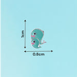 Load image into Gallery viewer, 925 Sterling Silver Blue Whale Stud Earrings for Girls - Taraash
