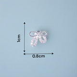 925 Sterling Silver Bow - Shaped CZ Stud Earrings for Women - Taraash