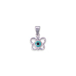 Load image into Gallery viewer, 925 Sterling Silver Butterfly Evil Eye Enamel Pendant for Girls - Taraash
