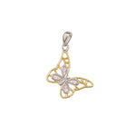 Load image into Gallery viewer, 925 Sterling Silver Butterfly Pendant with Cubic Zirconia for Women - Taraash
