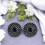 Load image into Gallery viewer, 925 Sterling Silver Circular Stud Earrings for Women - Taraash
