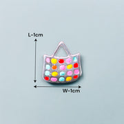 925 Sterling Silver Colorful Bag Stud Earrings for Girls - Taraash