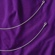 925 Sterling Silver Compact Chain Anklets for Women - Taraash