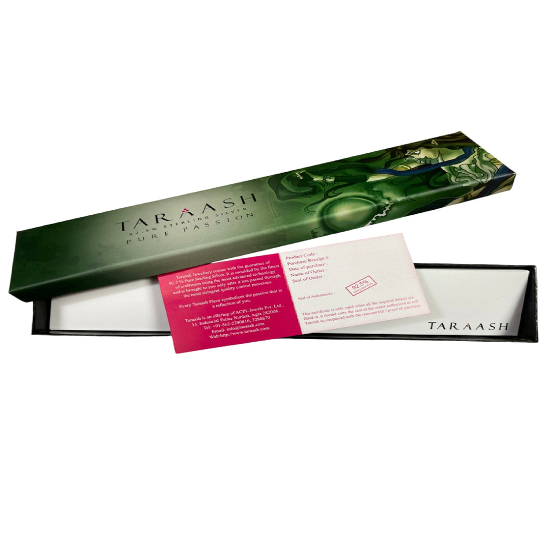 925 Sterling Silver CZ Charm Necklace for Women - Taraash