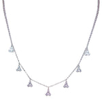 Load image into Gallery viewer, 925 Sterling Silver CZ Charm Necklace for Women - Taraash
