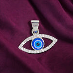 Load image into Gallery viewer, 925 Sterling Silver CZ Evil Eye Pendant for Men and Women - Taraash
