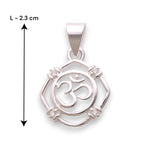 Load image into Gallery viewer, 925 Sterling Silver Cz Om Pendant For Men And Women - Taraash
