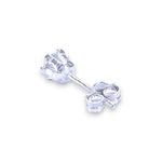 Load image into Gallery viewer, 925 Sterling Silver CZ Single Stud Earring for Men - Taraash
