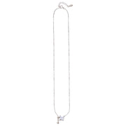 925 Sterling Silver CZ Square Pendant Necklace for Women - Taraash