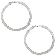 925 Sterling Silver Designer 10.5 inch Anklet for Women - Taraash