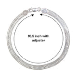 925 Sterling Silver Designer 10.5 inch Anklet for Women - Taraash