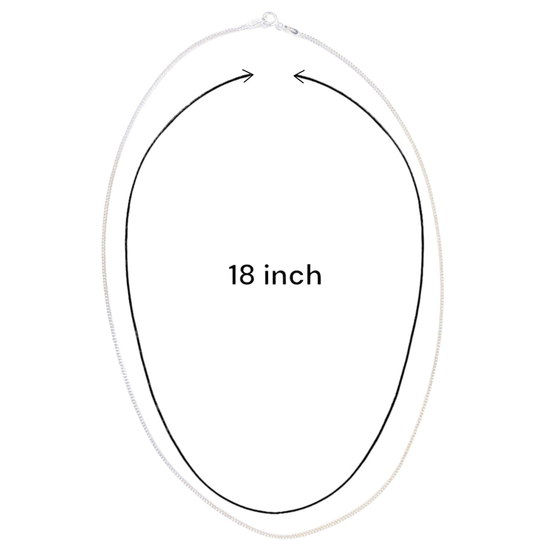925 Sterling Silver Double Curb Chains for Women - Taraash