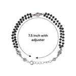 Load image into Gallery viewer, 925 Sterling Silver Elegant Beaded Mangalsutra Bracelet for Women - Taraash
