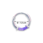 Load image into Gallery viewer, 925 Sterling Silver Enamel Violet Purple Earrings For Girls - Taraash