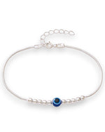 Load image into Gallery viewer, 925 Sterling Silver Evil Eye Adjustable Bracelet for Women - Taraash
