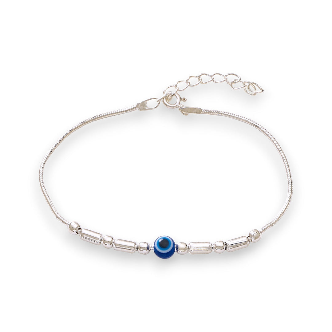 925 Sterling Silver Evil Eye Beaded Bracelet for Women - Taraash