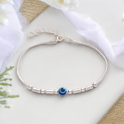 925 Sterling Silver Evil Eye Beaded Bracelet for Women - Taraash