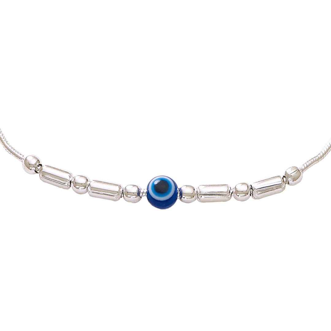 925 Sterling Silver Evil Eye Beaded Bracelet for Women - Taraash