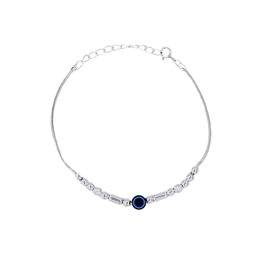 925 Sterling Silver Evil Eye Beaded Bracelet Gift for Women - Taraash