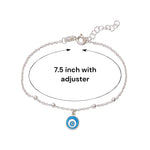 Load image into Gallery viewer, 925 Sterling Silver Evil Eye Charm Bracelet For Women - Taraash
