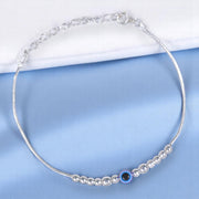 925 Sterling Silver Evil Eye Multi Beaded Bracelet for Women - Taraash