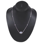 Load image into Gallery viewer, 925 Sterling Silver Evil Eye Necklace with CZ for Women - Taraash
