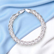 925 Sterling Silver Fancy Chain Bracelet For Mens - Taraash