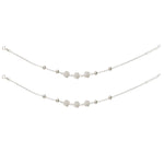 Load image into Gallery viewer, 925 Sterling Silver Floral Charm Beaded Anklet for Women - Taraash
