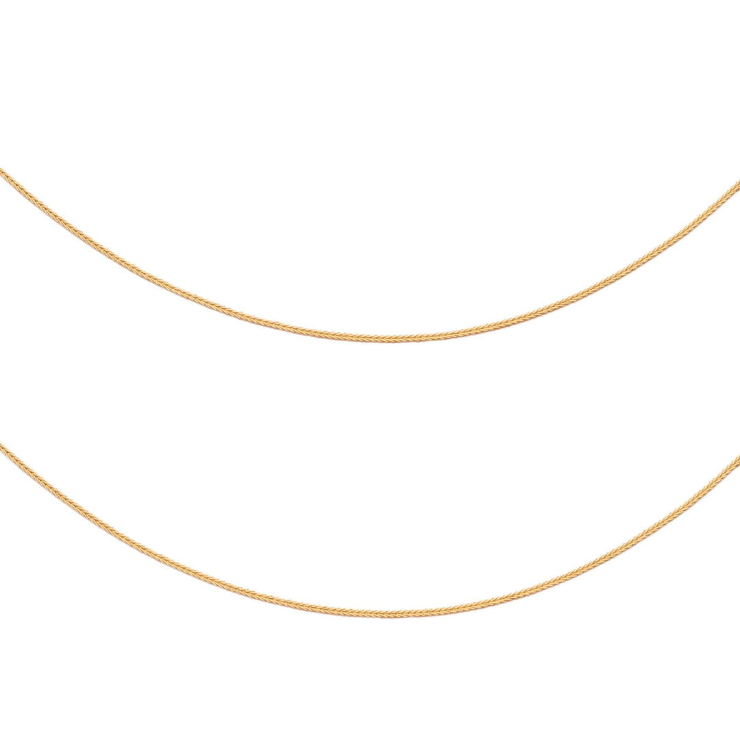 925 Sterling Silver Gold Plated Fox Tail Anklets for Women - Taraash