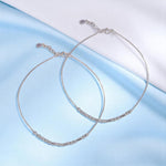 Load image into Gallery viewer, 925 Sterling Silver Graceful Multi Beaded Chain Anklet For Women - Taraash
