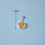 Load image into Gallery viewer, 925 Sterling Silver Honey Bee Enamel Kids Silver pendant for Girls - Taraash
