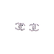 925 Sterling Silver Interlocking ?ÇÿC?ÇÖ Design Earrings CZ Stud Earrings for Women / Girls - Taraash