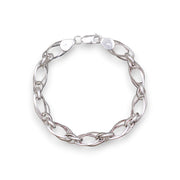 925 Sterling Silver Link Chain Bracelet For Mens - Taraash