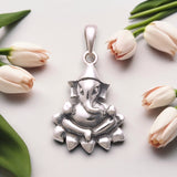 925 Sterling Silver Lord Ganesha Pendant for Men & Women - Taraash