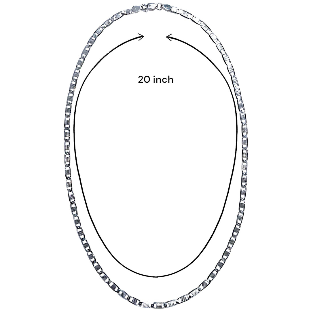 925 Sterling Silver Marina Chain for Men - Taraash