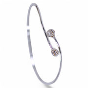 925 Sterling Silver Mother of Pearl Bangle For Girls/Women - Taraash