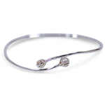 Load image into Gallery viewer, 925 Sterling Silver Mother of Pearl Bangle For Girls/Women - Taraash
