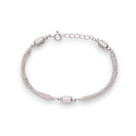 Load image into Gallery viewer, 925 Sterling Silver Multi Chain Link Bracelet for Women - Taraash
