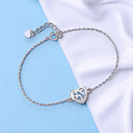 Load image into Gallery viewer, 925 Sterling Silver Multi Heart Chain CZ Bracelet for Women - Taraash
