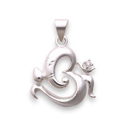 925 Sterling Silver Om Religious Cz Pendant For Men & Women - Taraash