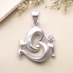 Load image into Gallery viewer, 925 Sterling Silver Om Religious Cz Pendant For Men &amp; Women - Taraash
