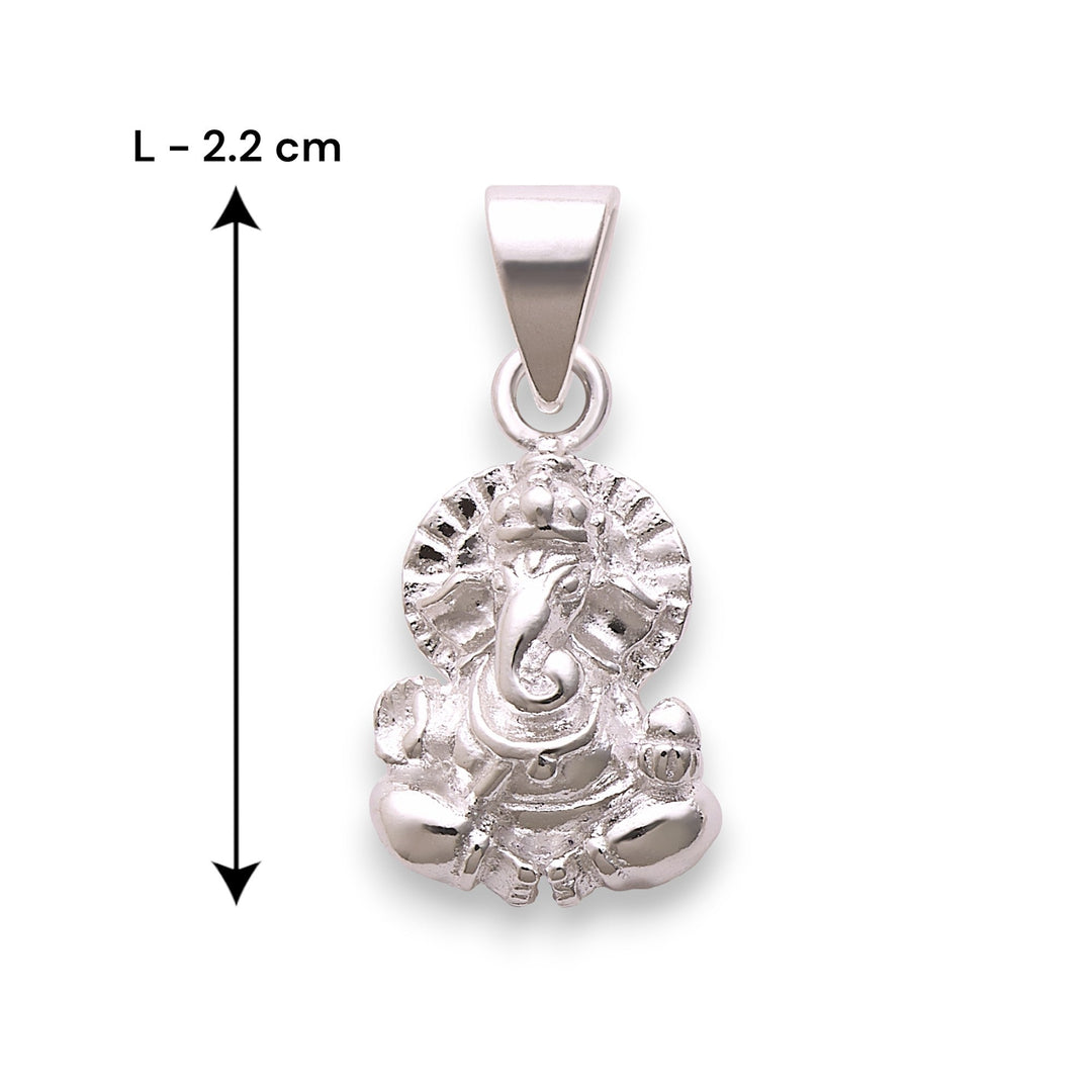 925 Sterling Silver Pendant Lord Ganesha For Men And Women - Taraash