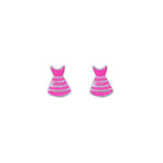 Load image into Gallery viewer, 925 Sterling Silver Pink Dress Stud Earrings for Girls - Taraash
