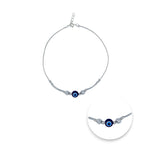 Load image into Gallery viewer, 925 Sterling Silver Protective Evil Eye Chain Anklets for Women - Taraash
