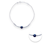 Load image into Gallery viewer, 925 Sterling Silver Protective Evil Eye Chain Anklets for Women - Taraash
