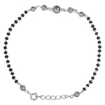 Load image into Gallery viewer, 925 Sterling Silver Round Shaped Black Beaded Mangalsutra Bracelet for Women - Taraash