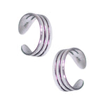 Load image into Gallery viewer, 925 Sterling Silver Rounded Band Oxidised Toe Ring for Women. - Taraash
