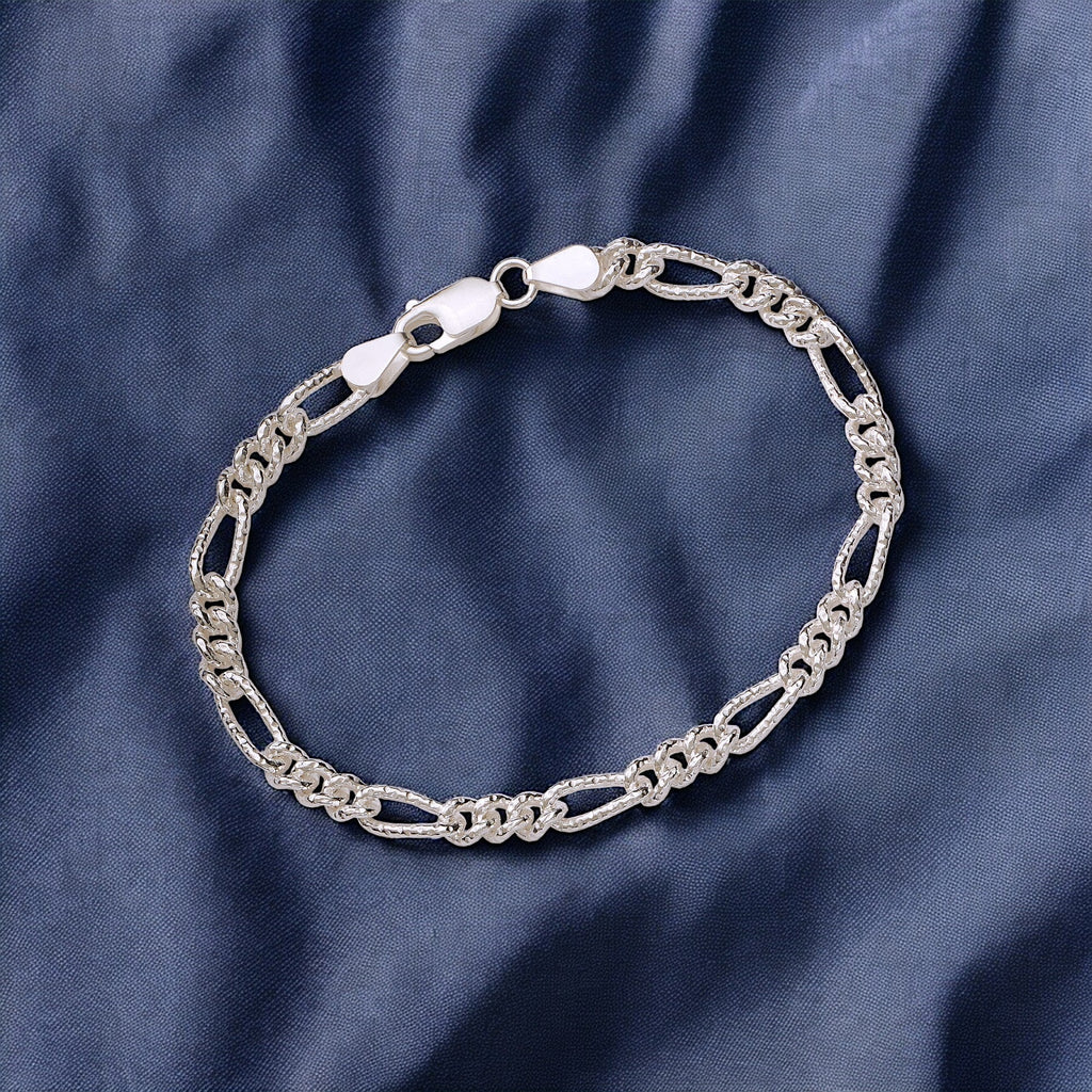 Silver chain bracelet deals