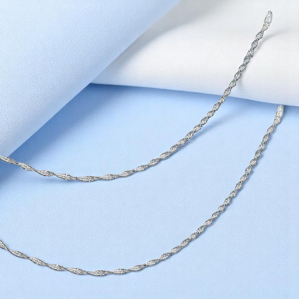 925 Sterling Silver Super Disco Anklets for Women - Taraash